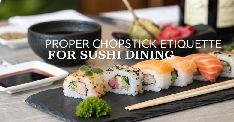 Proper Chopstick Etiquette for Sushi Dining