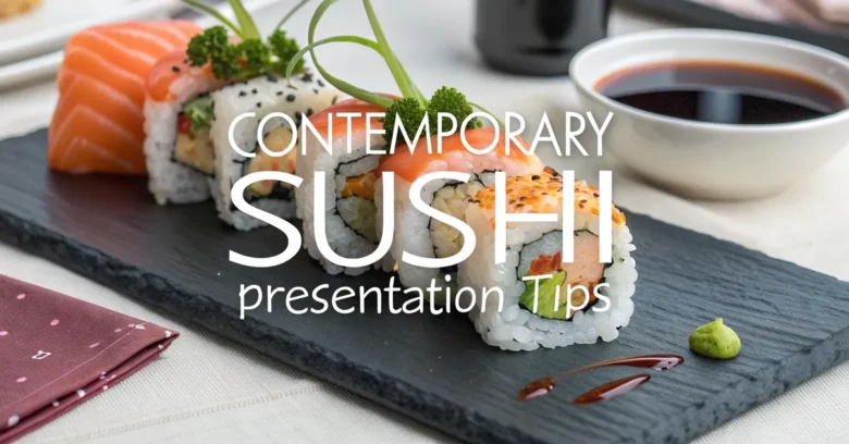 Contemporary Sushi Presentation Tips