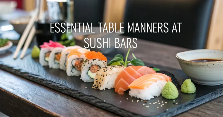 Essential Table Manners at Sushi Bars