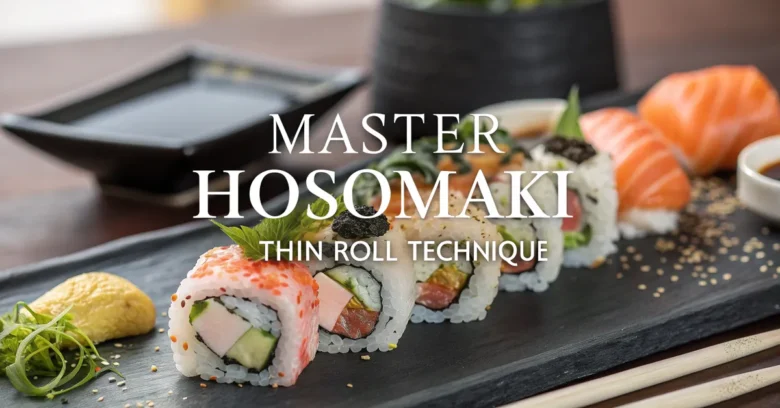 Master Hosomaki Thin Roll Technique